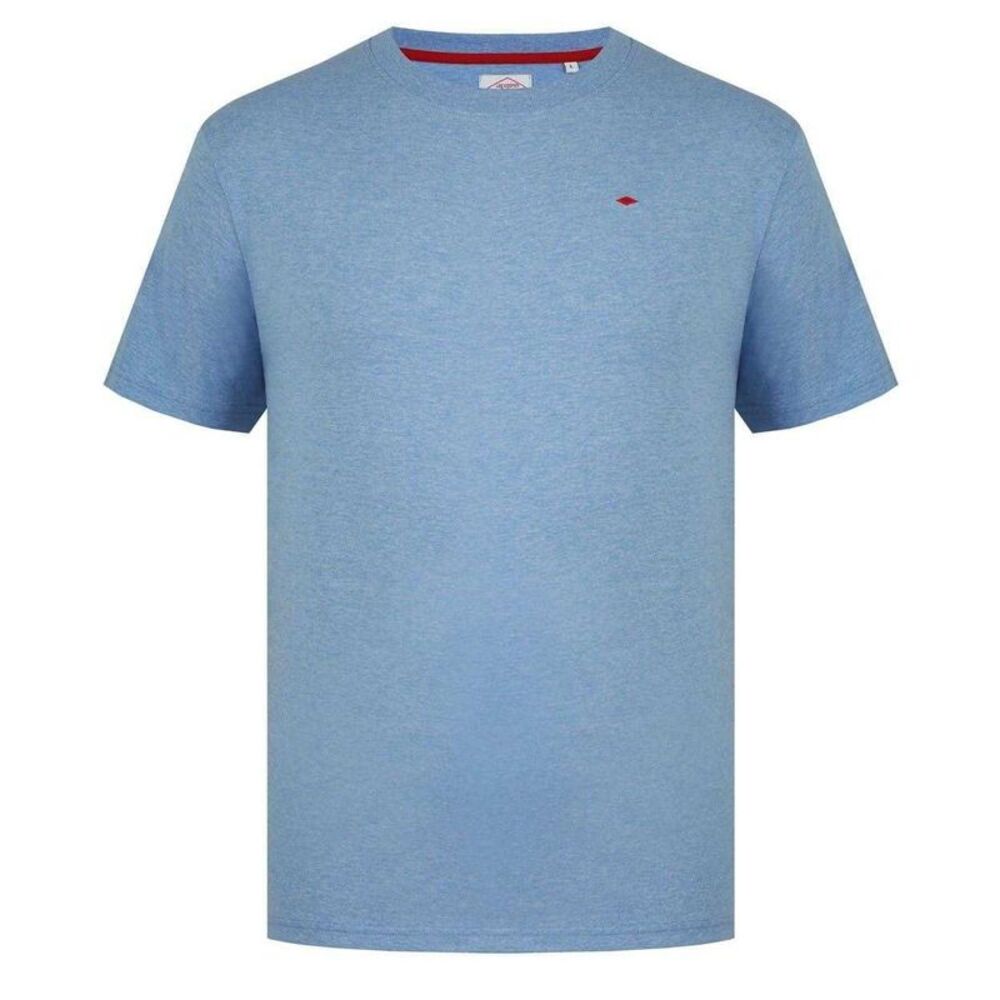 Lee Cooper Mens Essentials Small Logo Crew Neck / Sky Blue